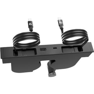 USB Hub for Tesla Model Y Juniper Accessories 2026 & Model 3 Highland 2025 Accessories, Hidden Console Phone Charger Hub, Center Console Interior (2-Type C for ModelY/3 Juniper&Highland)