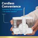 Waterpik ION Professional Water Flosser, Rechargeable and Portable for Teeth, Gums, Braces, 10 Settings, 7 Flossing Tips For Multiple Users And Needs, ADA Accepted, WF-12 White, Packaging May Vary