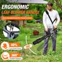 Ergonomic Leaf Blower Handle 2.0 Lightweight Back-Saving Grip with Shoulder Strap Fits EGO LB5300, LB5800, LB6150, LB6500, LB6504, LB6700, LB7654, LB8800, LB8803 - Especially for Women and Seniors