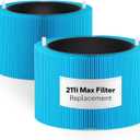 Leemone 2 Pack Blue Pure 211i Max AllergenBlock Filter Replacement Compatible with Blue Pure 211i Max Air Puri-fier, True HEPA & Activated Carbon Replacement Filter, Compare to Part #F2MAX
