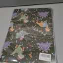 2 x RiukRaiu Dinosaur Christmas Wrapping Paper for Kids Adults - Green Xmas Gift Wrap Santa Hat T-Rex Trees Candy Canes Colorful Flags Stars Snowflakes for Holiday Party - 4 Jumbo Sheets, 40 x 28 Inches Each