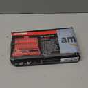 Egofine 46 Pieces 1/4 inch Drive Socket Ratchet Wrench Set, with Bit Socket Set Metric and Extension Bar for Auto Repairing and Household, with Storage Case