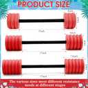 Soulchen 3 Pack Swim Barbells Long Water Weights Eva Foam