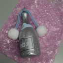 xo, Fetti Après Ski Champagne Bottle Ornament | Silver Glitter Holiday Tree Decoration, Winter Cabin Christmas Decor, Cute Mountain Stocking Stuffer