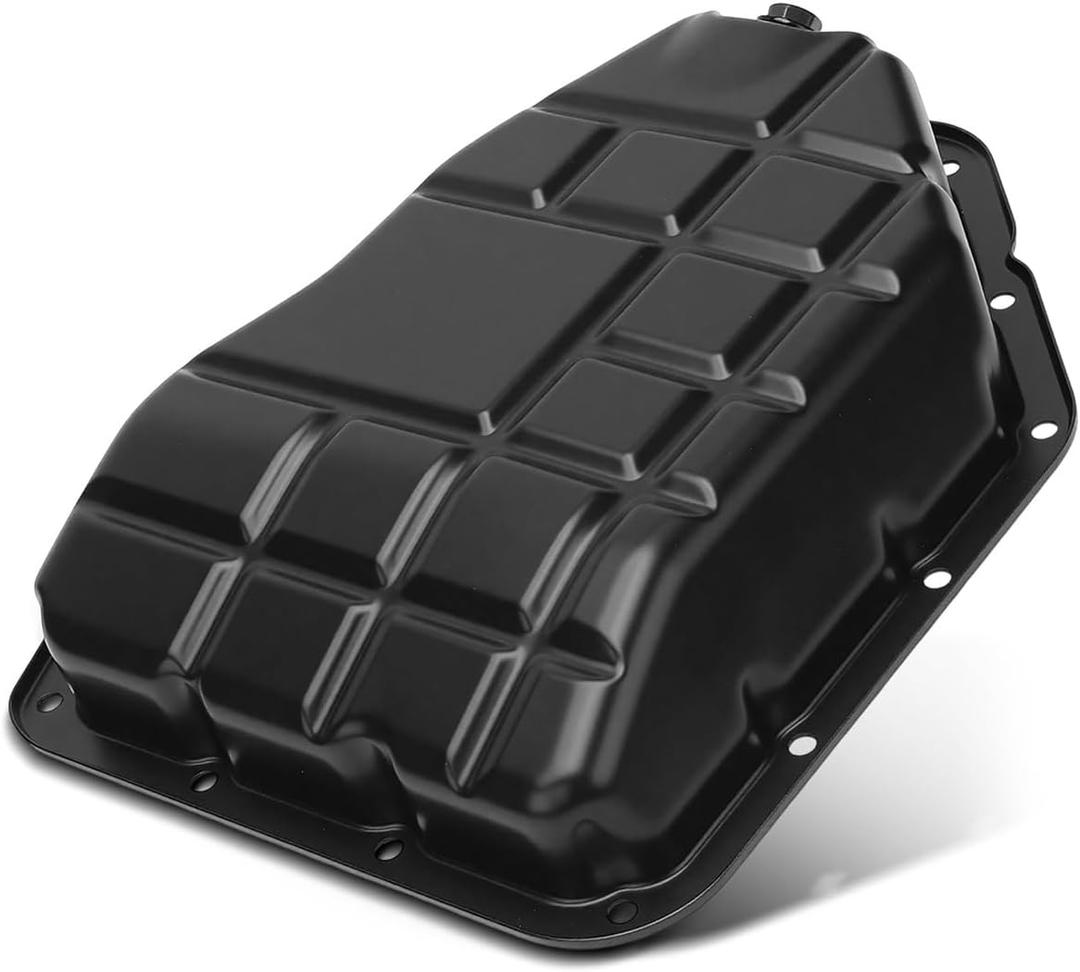 YHTAUTO Lower Engine Oil Pan with Drain Plug Replacement for Hyundai Sonata Santa Fe Azera Entourage & Kia Sedona Amanti