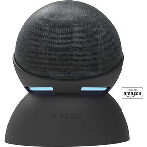 MISSION BATTERY BASE FOR AMAZON ECHO DOT (4th Gen) - MC95B BLACK - NEW SEALED