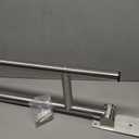 Handicap Grab Bars, Flip Up Toilet Grab Bar, Wall Mount Handicap Grab Rails, 23.6 Inch Stainless Steel Bathroom Shower Safety Bars Provide Safety Assist Grab for Pregnant Woman Elderly Disabled