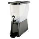 Winco Slim 3 Gallon Beverage Dispenser with Base