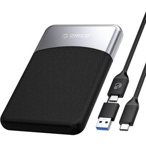 ORICO 2TB External SSD with 2 in 1 USB C Cable, Portable Solid State Drive USB 3.2 Gen 1 Up to 460MB/s, Dust and Drop Resistance, Reliable Storage for USB-C Smartphone, PC, Tablet, Labtop - M25PRO