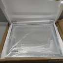 Hasipu Vanity Mirror with Lights, 24.2" x 19.7" LED Makeup Mirror, Light up Mirror with 10X Magnification and USB, Phone Holder, Smart Touch 3 Colors Dimmable, 360 Rotation (Right Angle White)