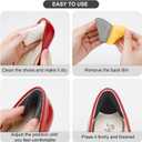 6 Pairs Heel Pads Heel Grips Liner for Loose Shoes, Heel Cushion Pads Heel Inserts for Shoe Too Big Men Women- Ultra Soothing Heel Protectors for Heel Pain, Heel Slipping, Blisters, Friction