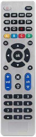 VINABTY Universal Remote Control fit for LG Samsung Sony Philips VIZIO Westinghouse RCA Sansui Funai TCL Hisense Toshiba TV, DVD, Blu-ray, VCR, Soundbar, TV/DVD Combo, HDTV Set Top Box, Home Theater