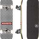 Magneto Complete Skateboard | 6-Layer Canadian Maple Double Kick Concave Deck | Beginners, and Teens