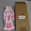 Roowest 12 Pcs 3D Pink Christmas Nutcracker Decoration Outdoor, Christmas Nutcracker Soldier Yard Signs with Stakes Lawn Sign for Holiday Xmas Outside Lawn Porch Patio Yard Garden Pathway Decor Favors