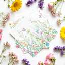 Wildflower Party Decorations Kit: Flower Birthday Decorations, Includes Wildflower Paper Napkins,Disposable Floral Cocktail Napkins for Wildflower Baby Shower Decorations