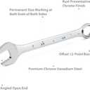 24-Piece All-Purpose Master Combination Wrench Set with Roll-up Pouch | SAE 1/4 to 1, Metric 8mm to 24mm | Perfect for General Household, Garage, Auto Repairs, Car, Truck, Boat, and Travel Emergency