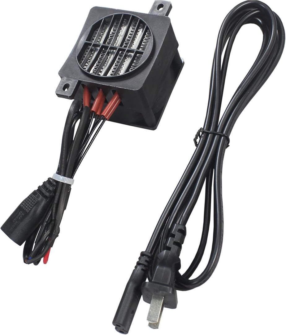 PTC Fan Heater 110V 200W Electric Ceramic Energy Saving Constant Temperature Thermistor Insulation Air Auto Car Fast Heating Element Tools with Power Cord, PTCYIDU