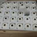 Tioncy 30 Set 3.9"*2.76" White Ceramic Bud Vases Bulk Valentine's Day Decoration Boho Wedding Centerpieces White Ceramic Vases for Dry Flowers Pampas Grass Home DIY Wedding Table Decor (Stylish)
