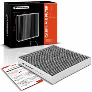 A-Premium Cabin Air Filter with Activated Carbon Compatible with Dodge, Chrysler, Nissan, Infiniti, Volkswagen & Ram model - Grand Caravan, Town & Country, Titan, Armada, Q50, G37, QX80, Q60, M35