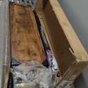 HOMEKAYT Industrial Pipe Clothes Rack,Wall Mounted Clothing Rack with Shelves, Heavy Duty Multi-Purpose Storage Clothes Hanging Shelf - 70.8''L Black