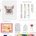 PeakLuv 12 Pcs Dog Small Diamond Art Kits, Puppy Mini Diamond Painting Kits for Adults Beginners, 5D DIY Square Drill Diamond Dots, Quickly Finishable Animal Gem Art for Home Wall Desktop Decor, 6X7in