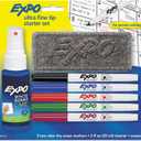 Expo 1884310 Low-Odor Dry-Erase Marker Starter Set, Ultra Fine, Assorted, 5/Set