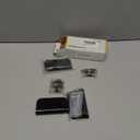 goldenwarm 3 Pack Black Self Closing Door Hinges with 5/8'' Radius Corners - Adjustable Tension Soft Close Hinges for Interior/Exterior Doors, Heavy Duty 4 Inch Hinges with Durable & Quiet Closure