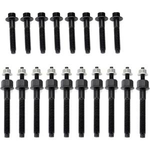 Exhaust Manifold Bolts & Studs Hardware Kit set Compatible for 2009-2020 Chrysler Dodge Ram 5.7L V8 Engines. Complete set Left + Right