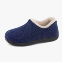 ULTRAIDEAS Women's Indoor Loafer House Slippers with Memory Foam, Ladies Warm Closed Back House Shoes with Non-Slip Outdoor Rubber Sole Size USA 9