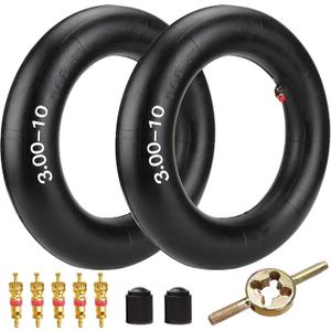 FVRITO 2.75/3.00-10 3.00x10 2.50x10 80/100-10 Inner Tube for XR50 XR70 CRF50 CT70 EZ90 Cub Razor RSF650 KLX110 DRZ110 50cc 70cc 90cc 110cc 125cc Dirt Pit Bike Scooter Moped