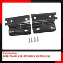 Soft Top Bow Brackets Kit (Left & Right) with Mounting Screws Compatible with 2013-2017 Jeep Wrangler JKU 4-Door ONLY, Replacement for 68163704AB 68163705AB - Heavy Duty Steel