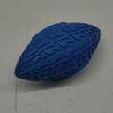 Nerf Dog Tire Squeak Football Outdoor Dog Toy, 6 Inch Dog Football Squeaking Toy for Medium and Large Breeds, Blue