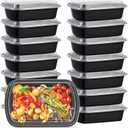 G-BOX Meal Prep Containers with Lids - 28 OZ | 50 Pack | 1 Compartment Food Containers with Lids [Meal Prep, Bento Box, Stackable, Reusable, Dishwasher Safe, Microwave Safe, Freezer Safe]