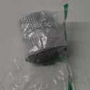 Super Z Outlet Sparkling Rhinestone Mesh Ribbon for Event Decorations, Wedding Cake, Birthdays, Baby Shower, Arts & Crafts, 4.75" x 10 Yards, 24 Row, 1 Roll (Silver)