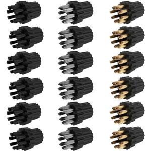 9 PCS Steam Cleaner Brush Heads， Compatible for A02V-M8 Attachments, Steamer Accessories Replacement Parts