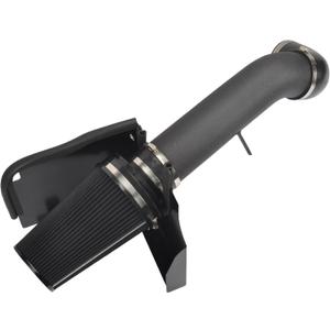 4" Cold Air Intake System + Heat Shield Compatible with 1999-2006 GMC/Chevy V8 4.8L/5.3L/6.0L Silverado 1500/2500/3500 (Black)