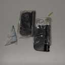 4 Inch Spring Hinges Heavy Duty Self Closing Door Hinges Adjustable Tension, Steel Spring Hinge for Interior Exterior Fire Rated Doors (2-Pack) (Black)