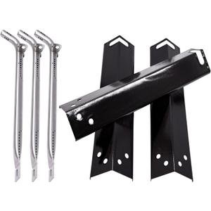 Expert Grill XG10-101-002-02 3-Burner Gas Grill Parts - 3-Pack Heat Plates and Burner Tubes