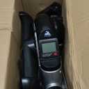 Mini Exercise Bike, himaly Under Desk Bike Pedal Exerciser Portable Foot Cycle Arm & Leg Peddler Machine with LCD Screen Displays (Silver and Black)