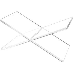 Acrylic Book Display Stand - Cookbook Holder for Kitchen, Clear