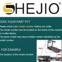 Treadmill (Running Belt) Walking Belt Compatible with Vision Fitness T9250,Part Number 1000210085Model TM43,TM187