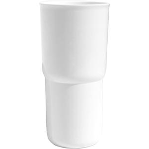 Tupperware 18 Ounce Tabletop Stacking Tumbler in White