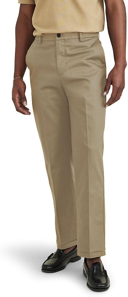 Dockers® Men's Signature Khaki Straight Fit Iron Free with Stain Defender®, New British Khaki, 34W x 32L