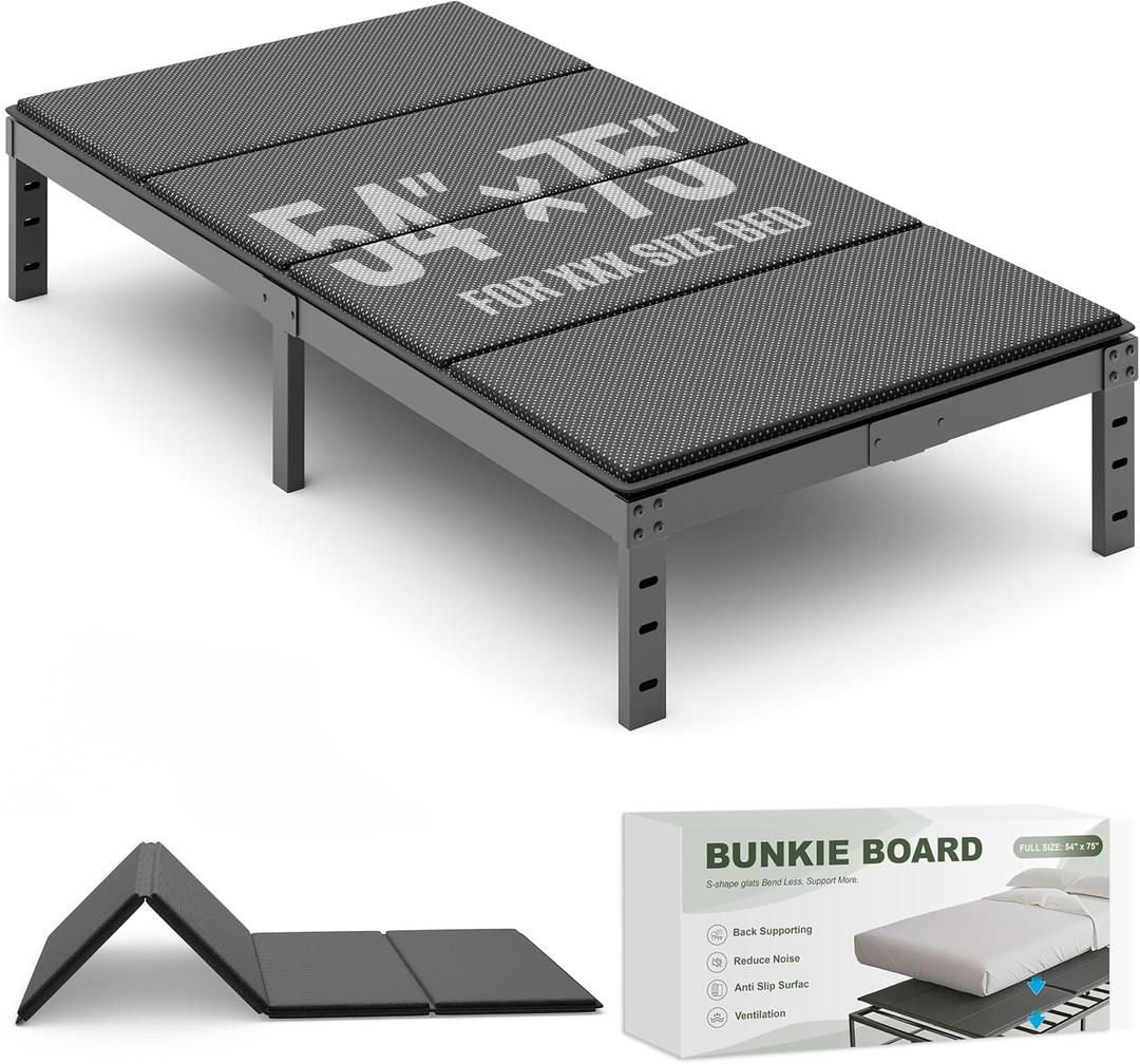 Bunkie Boards Twin Size(75"x38"), 8mm Bed Boards Twin BunkieBoards to Stop Sagging, Light and Thin, Breathable, Noise Minimizing, Moisture Resistant Bunkieboards