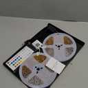 Led Lights for Bedroom 200 FT (2 Rolls 100 FT), with Remote and Application Control RGB Color Changing LED Strip Lights, Music Synchronization, Used for Room, Family, Party Decoration