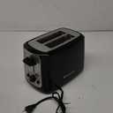 Toastmaster 2-Slice Cool Touch Toaster, black with stainless accent