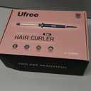 Ufree 5 in 1 Curling Iron with Interchangeable Ceramic Barrels (0.35"-1.25"), Curling Wand Set with Flat Iron Hair Straightener, Instant Heat Up, Dual Voltage Hair Curler, Gifts for Women (Rose Gold)