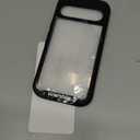 wahhle Compatible with Google Pixel 9/9 Pro Case, Built in Screen Protector Full Body Shockproof Slim Fit Bumper Protective Phone Cover for Men Women-Black/Clear