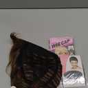 TISHINING Short Mixed Brown Curly Wigs for Women Layered Red Brown Pixie Cut Wig with Bangs Heat Synthetic Short Hair Wigs for White Women Natural Looking Daily Party Wig