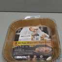 Air Fryer Liners Disposable 9 Inch, 9 inch Air Fryer Liners 125 Pcs Large Square Air Fryer Paper Liners for 5QT 6qt 8QT Air Fryer, Non-stick Parchment Paper for Frying, Baking